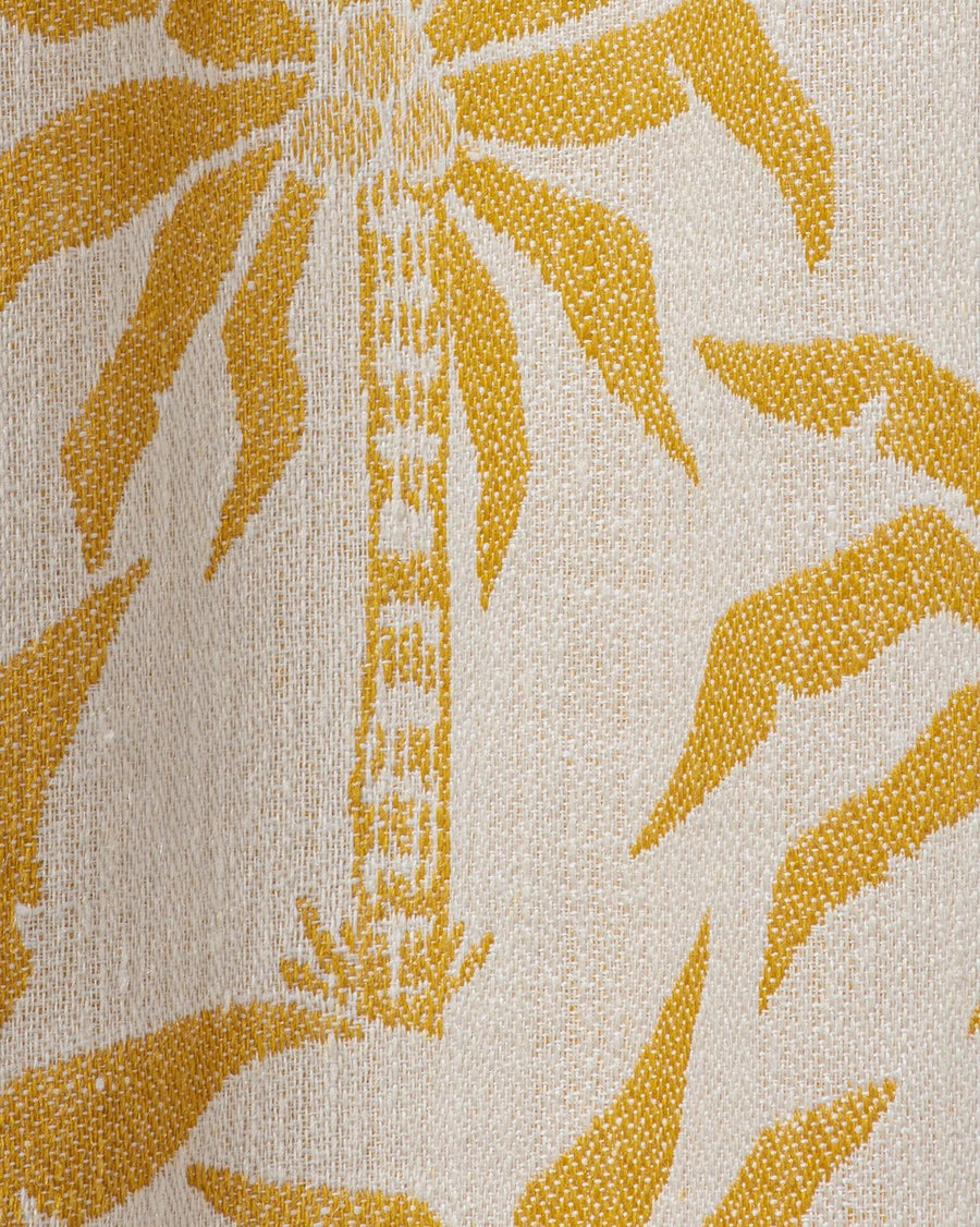 Cushion Laura Mustard & Ecru (45x45cm)
