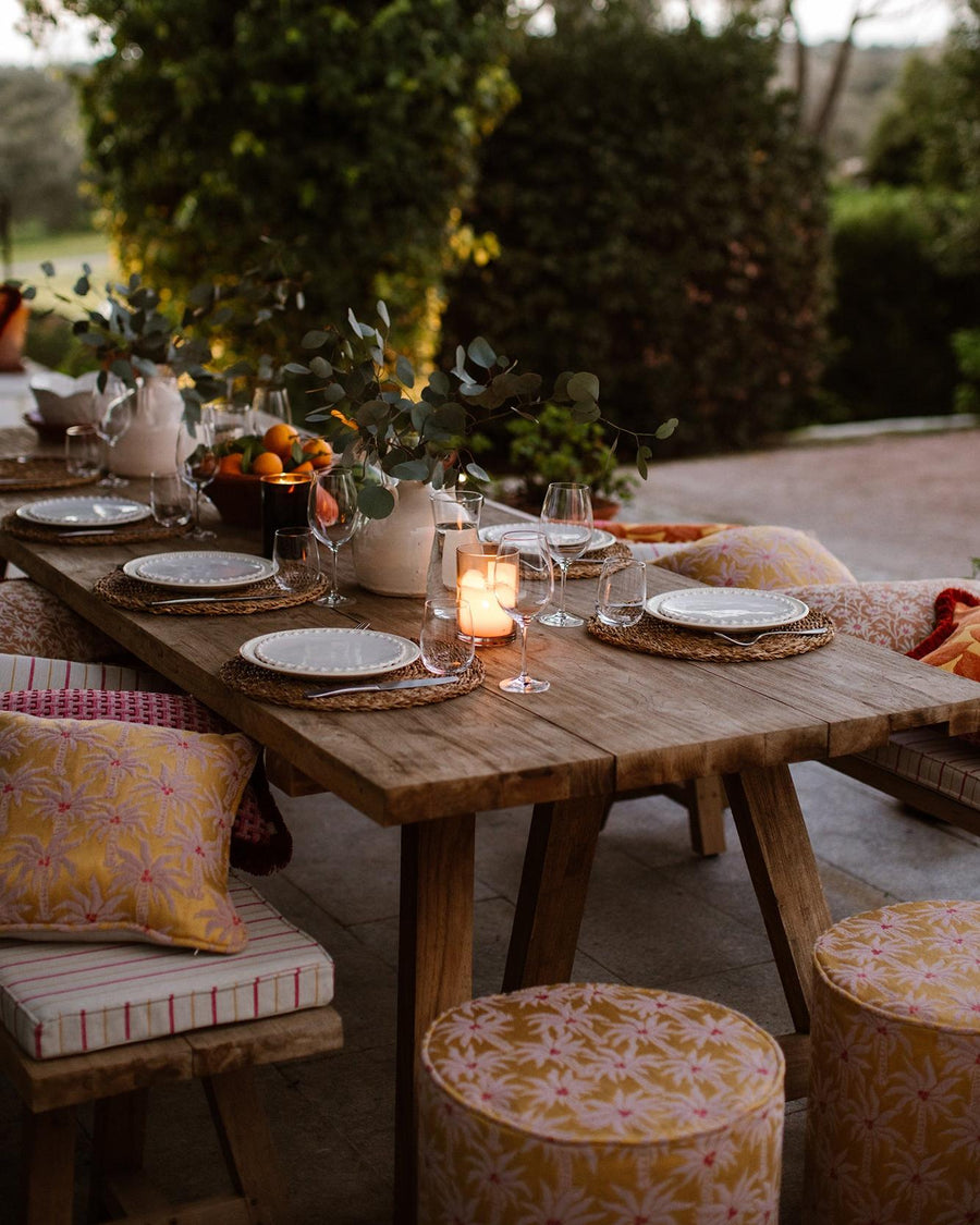Pouf Laura Sunflower & Rose
