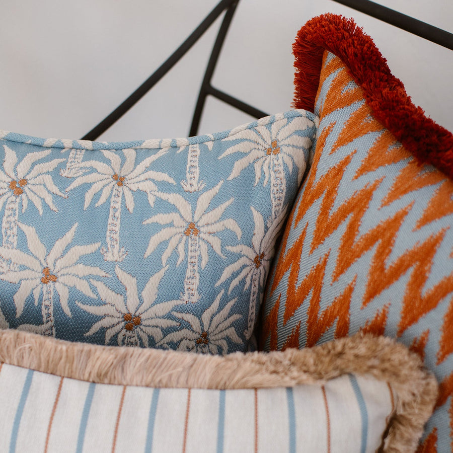 Cushion Laura Ice & Ecru
