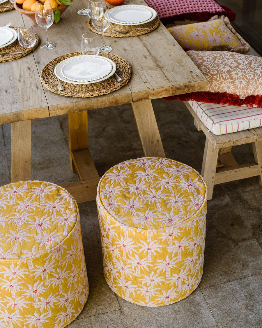 Pouf Laura Sunflower & Rose