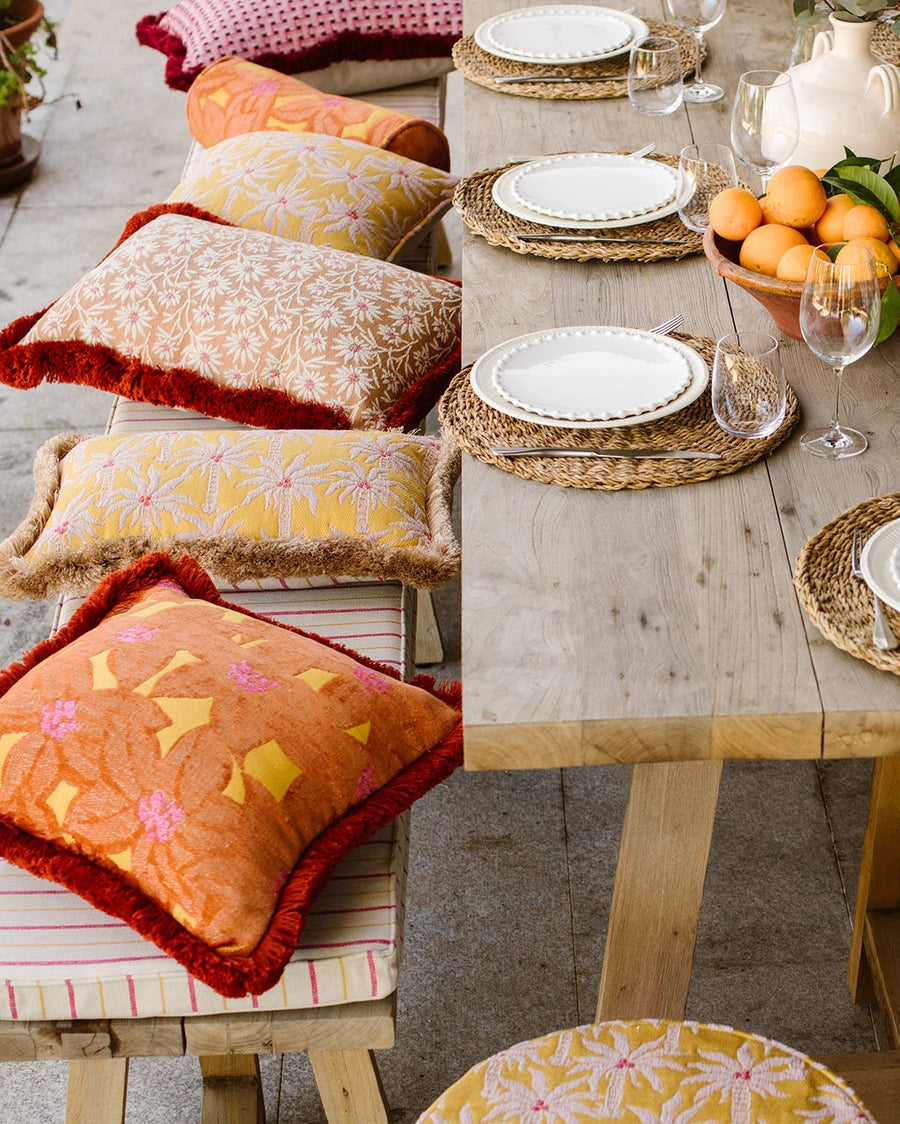 Cushion Michelle Sunflower & Pink