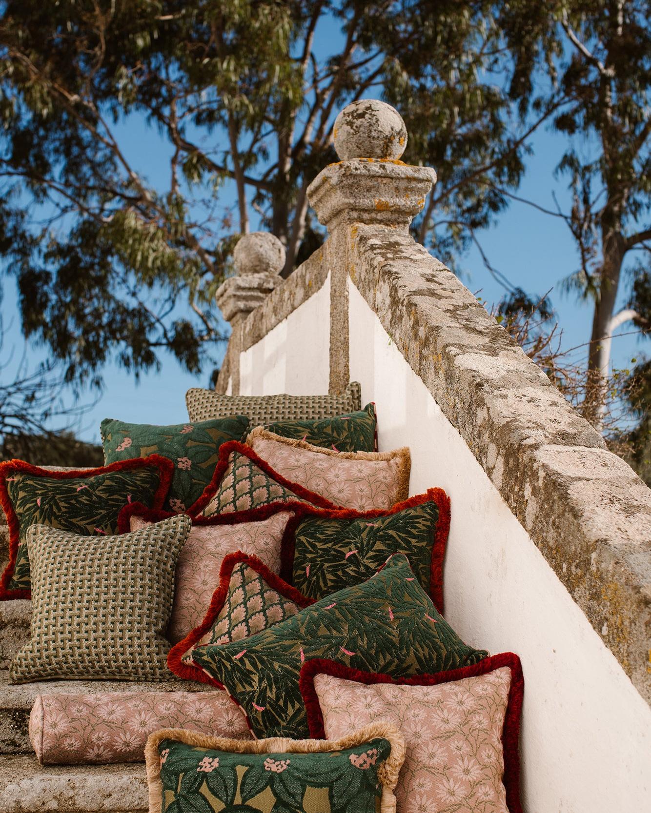 Double sided cushion Janis Moss & Olive x Michelle Moss & Olive