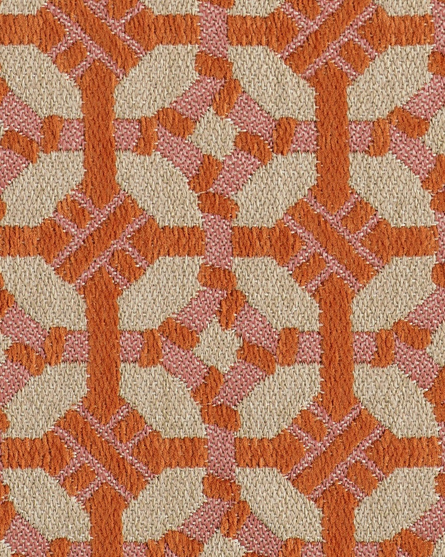 Sofa cushion Coco Burnt Orange & Rose