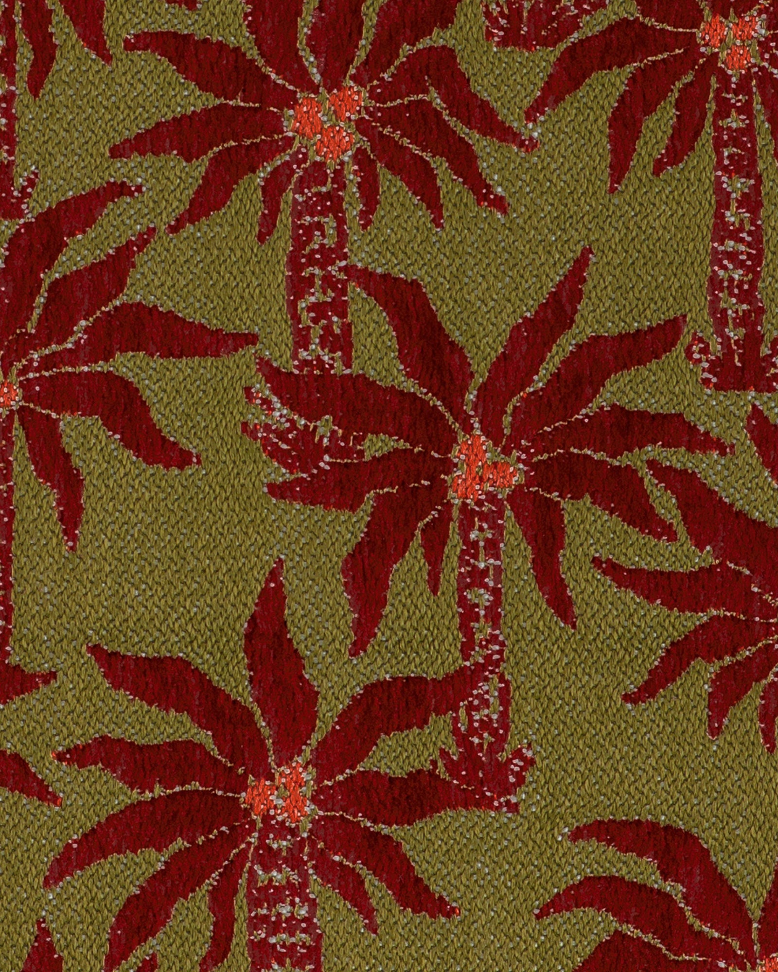 Sofa cushion Laura Olive & Bordeaux