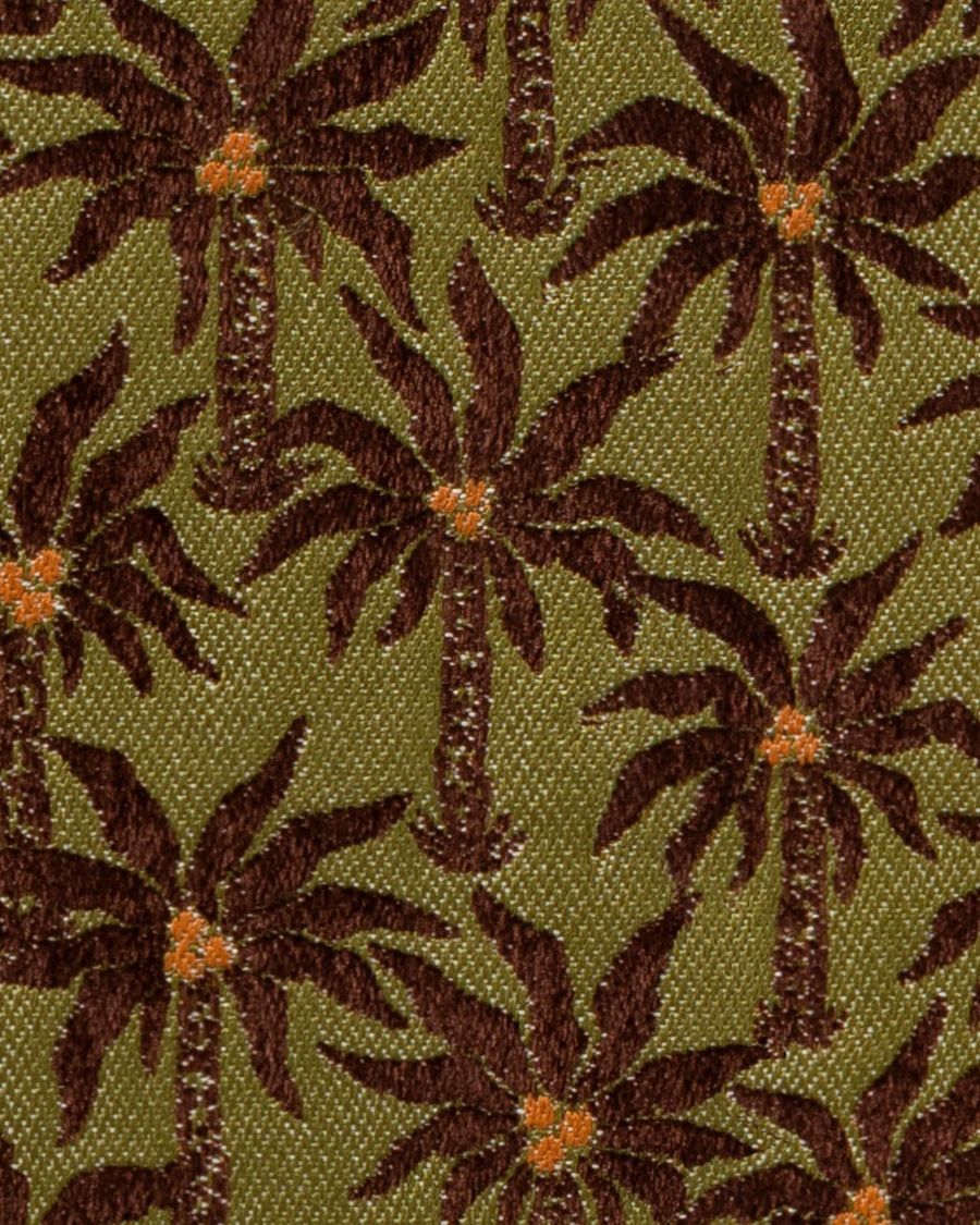 Fabric Laura Chocolate & Olive