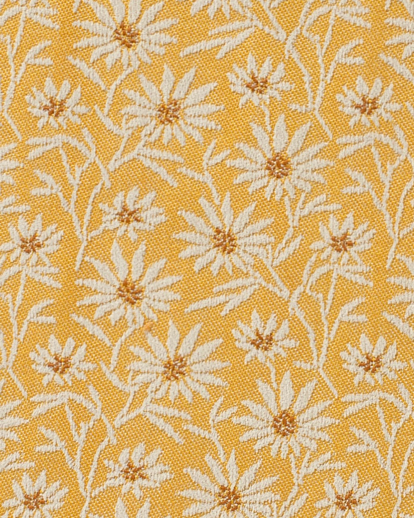 Fabric Mako Sunflower & Ecru