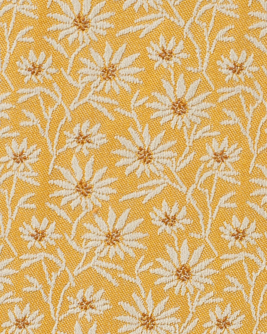 Fabric Mako Sunflower & Ecru