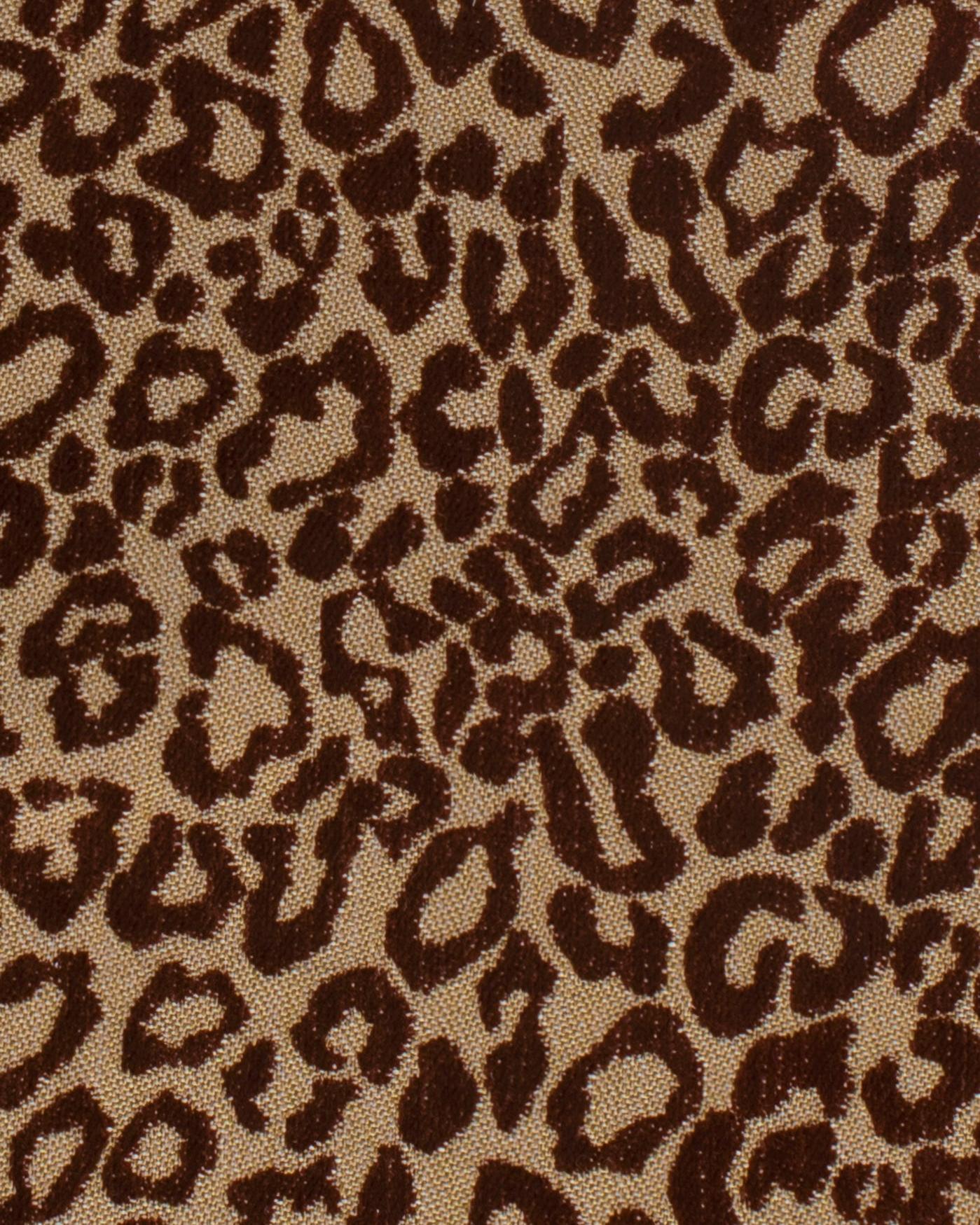 Fabric Maya Chocolate & Raffia