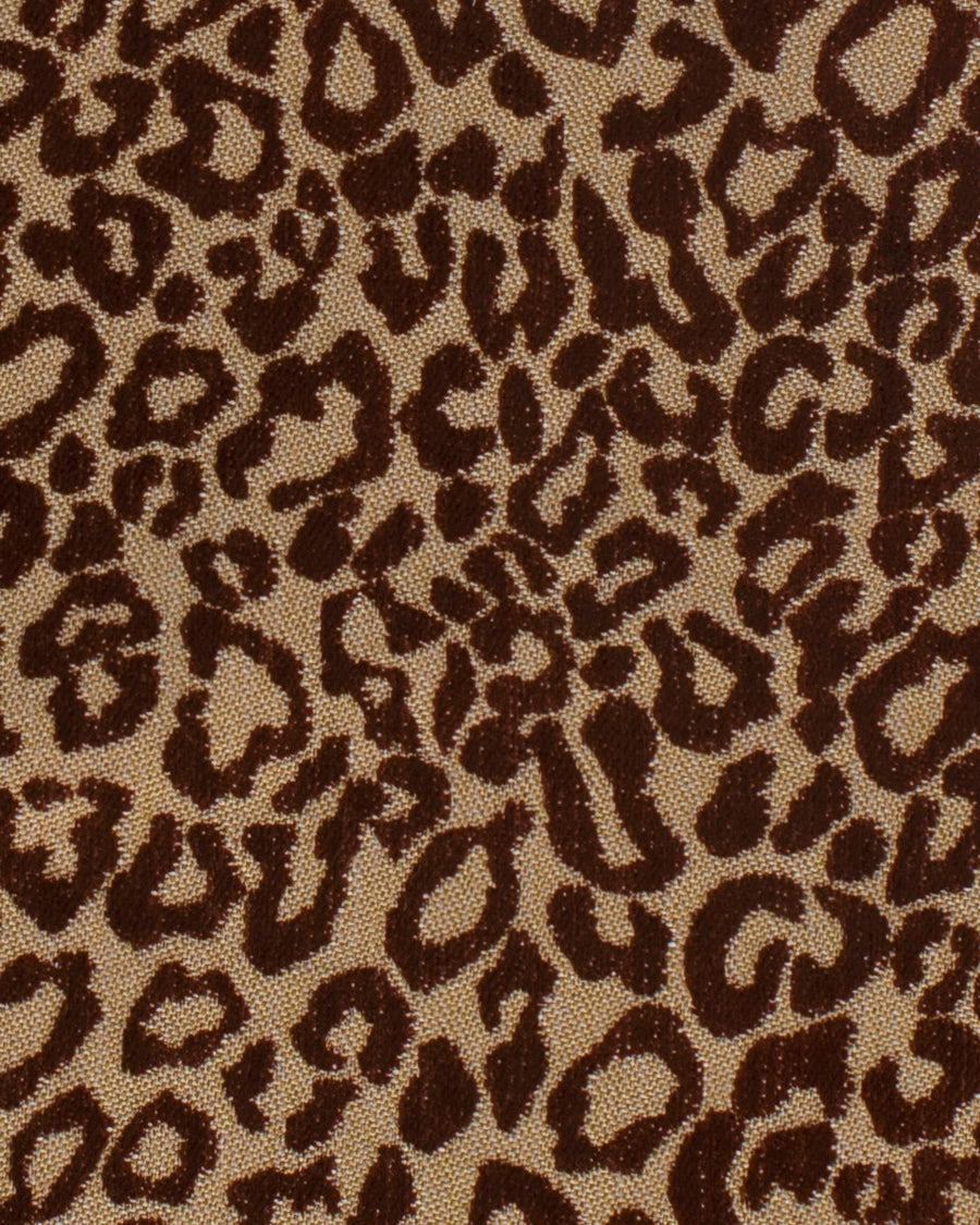 Fabric Maya Chocolate & Raffia
