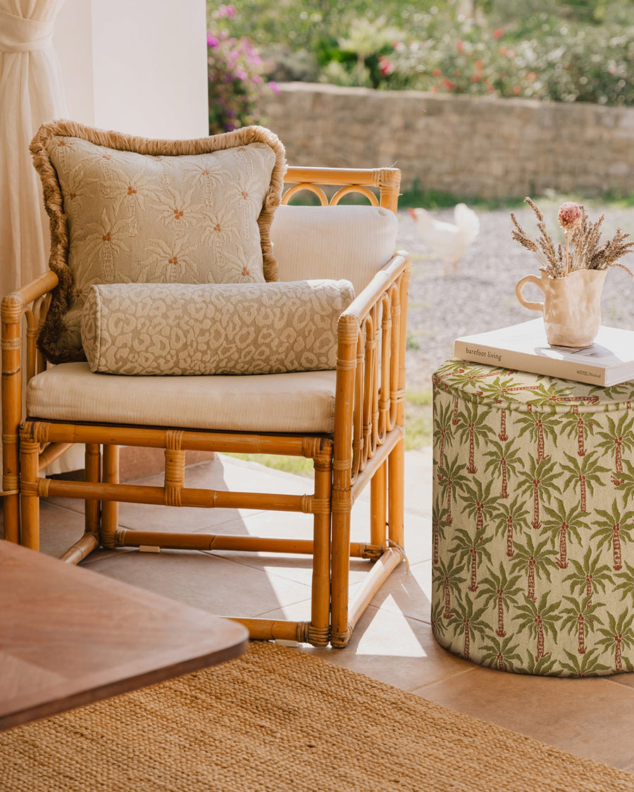 Pouf Laura Olive & Spice