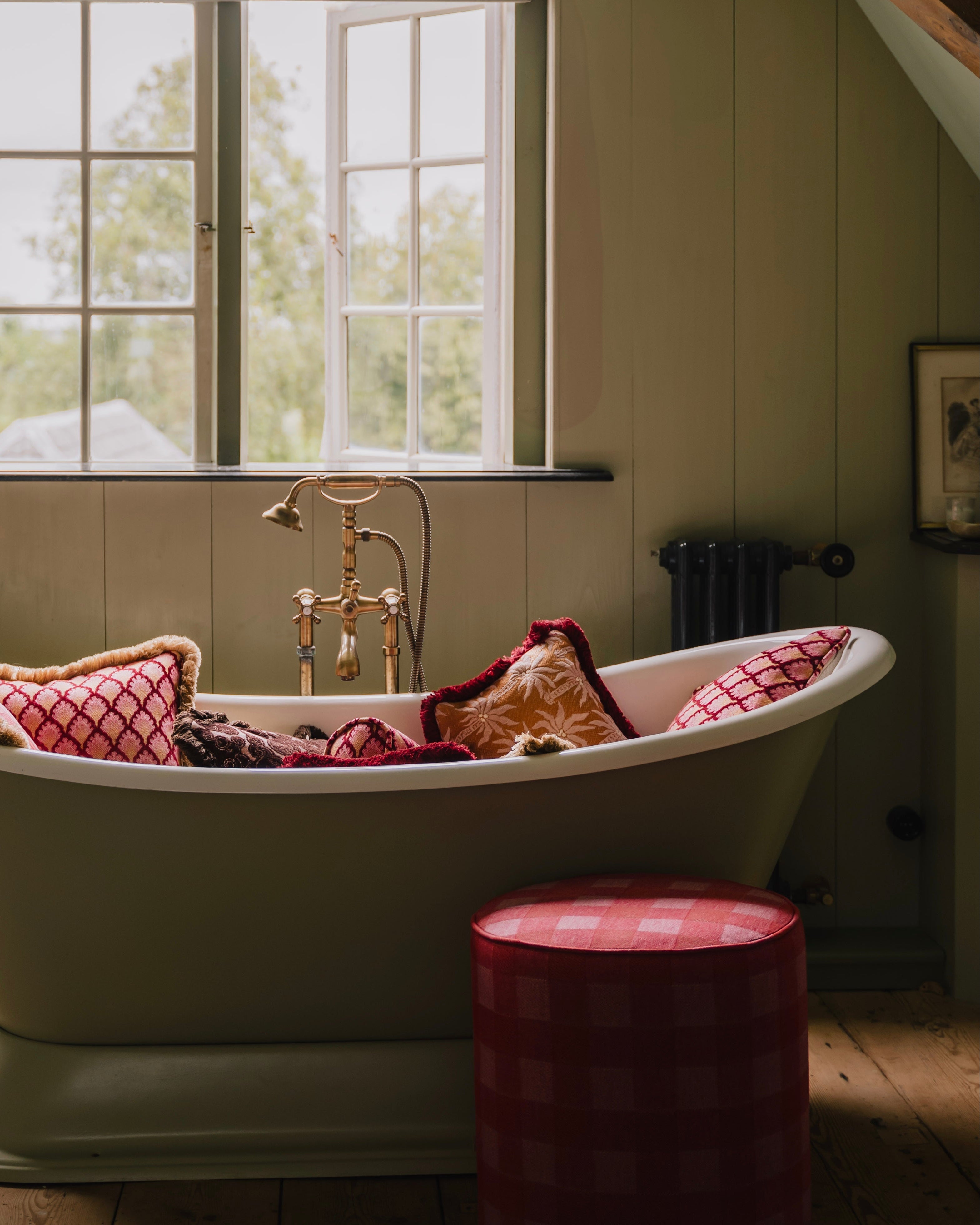 Pouf Brigitte Chili & Pink