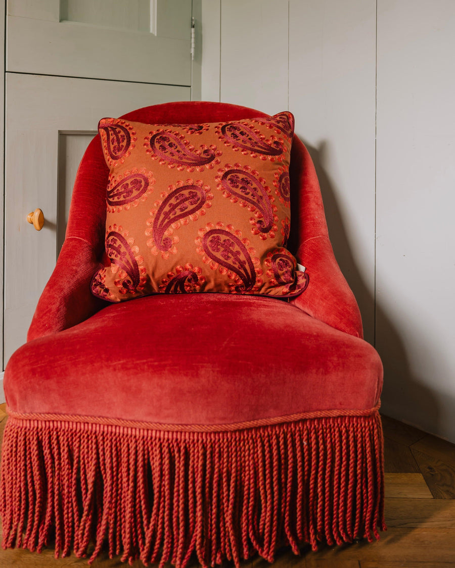 Cushion Siena Bloom Spice & Coral