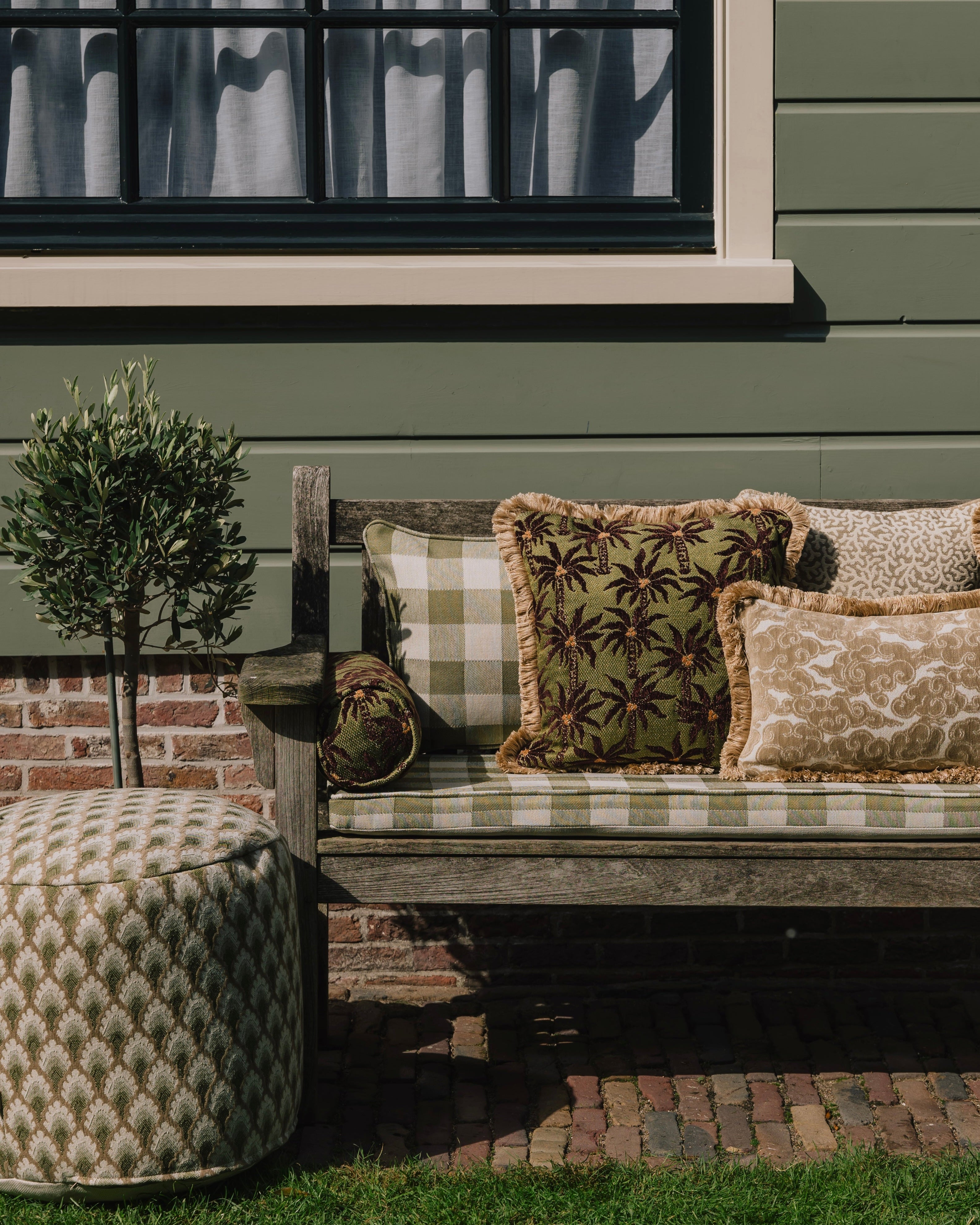 Bolster Laura Chocolate & Olive