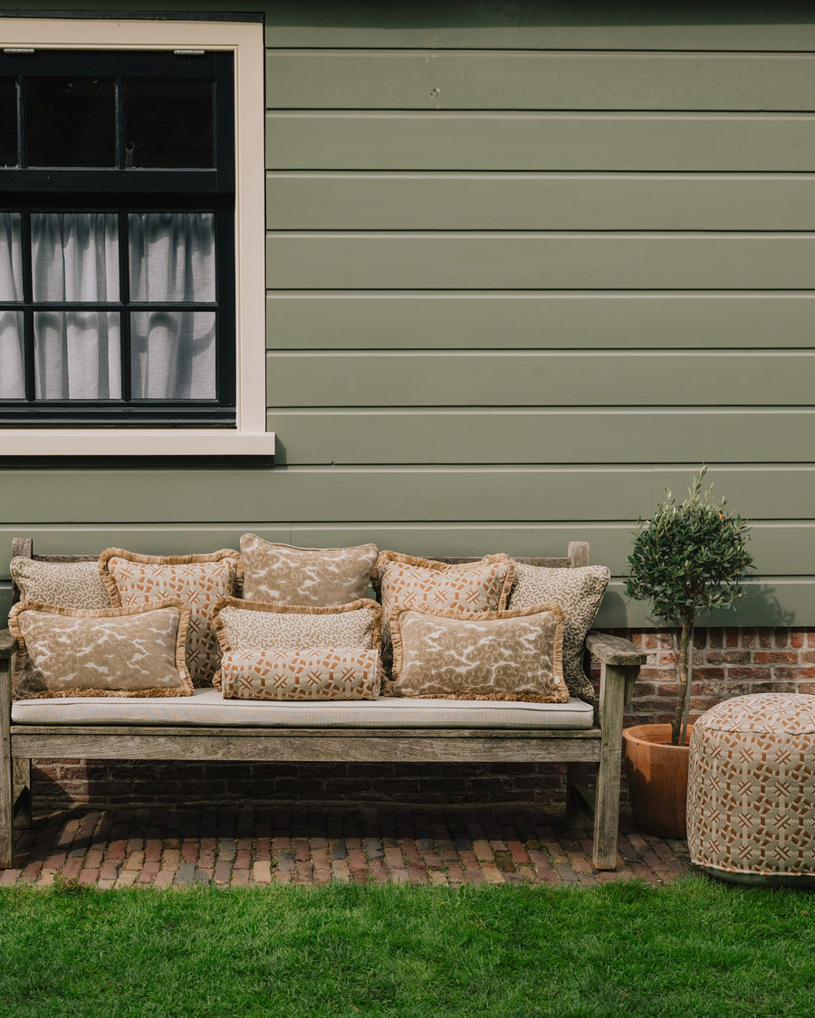 All-season pouf Coco Caramel & Sand