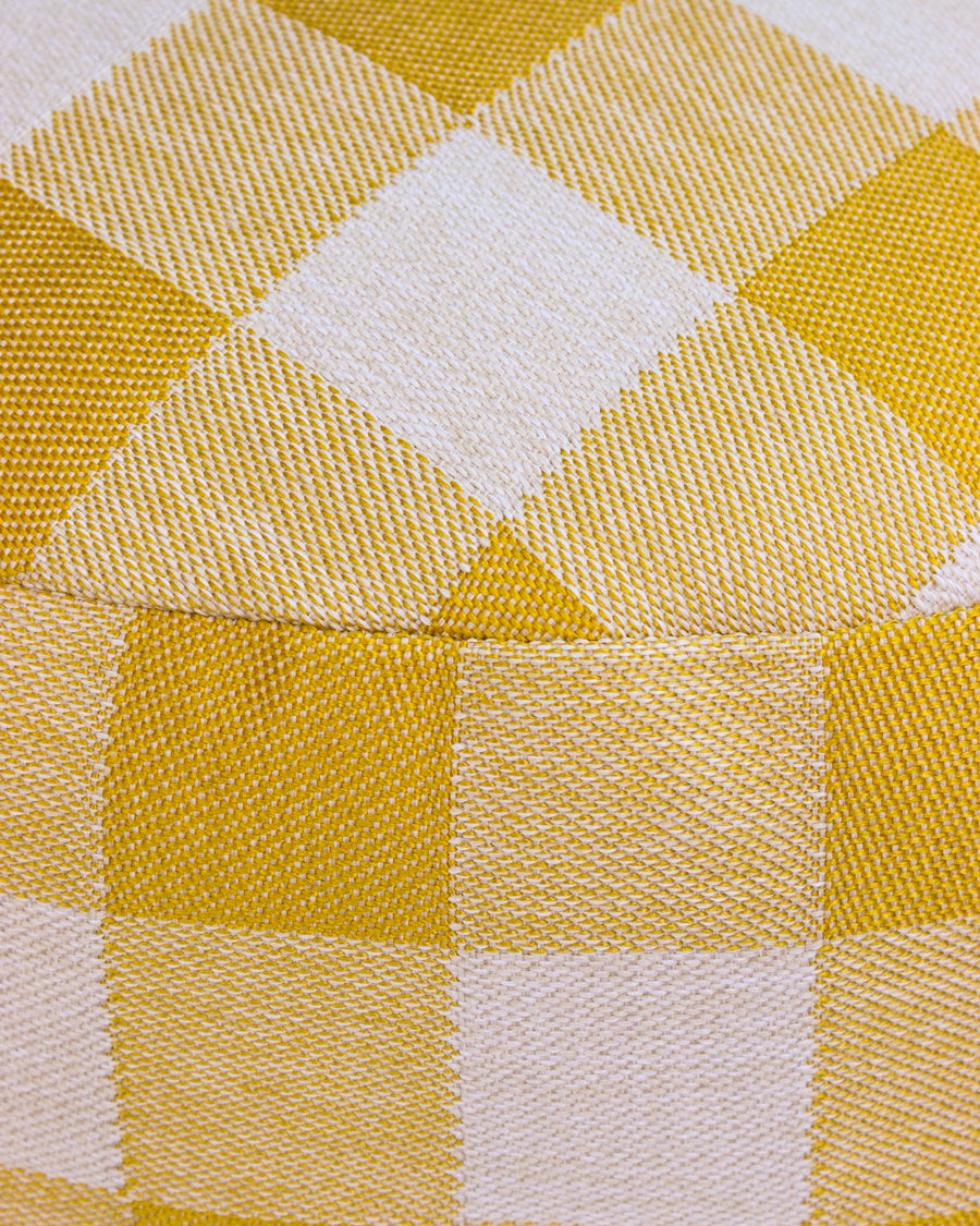 All-season pouf Brigitte Sunflower & Ecru