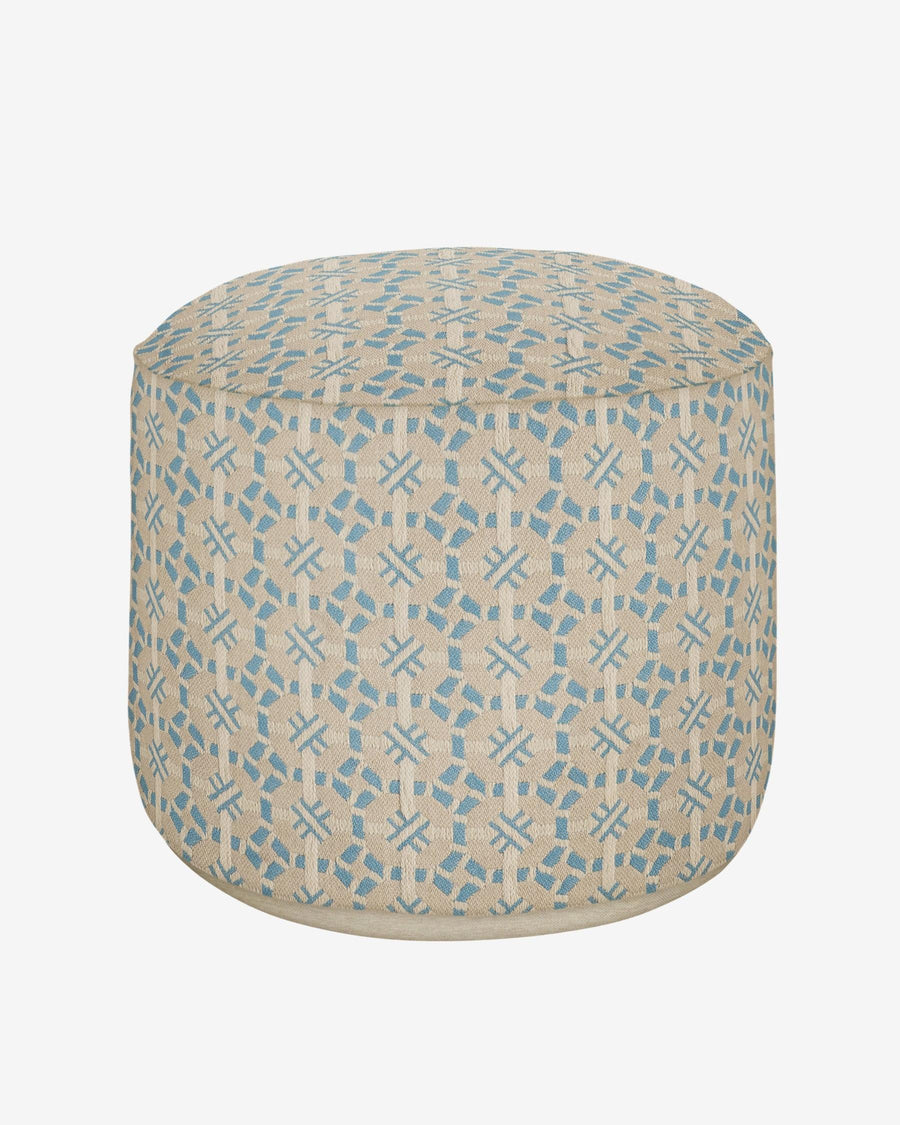 All-season pouf Coco Ice & Ecru