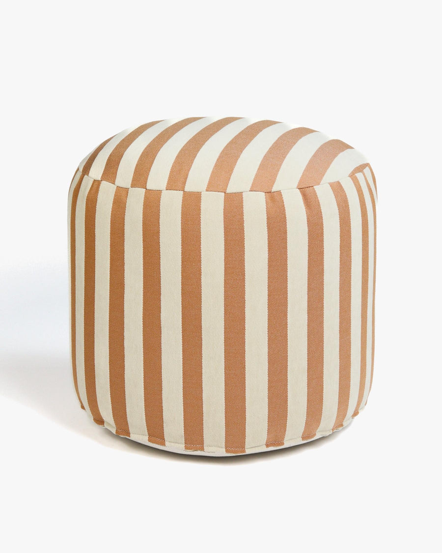 All-season Pouf Jackie Caramel & Ecru