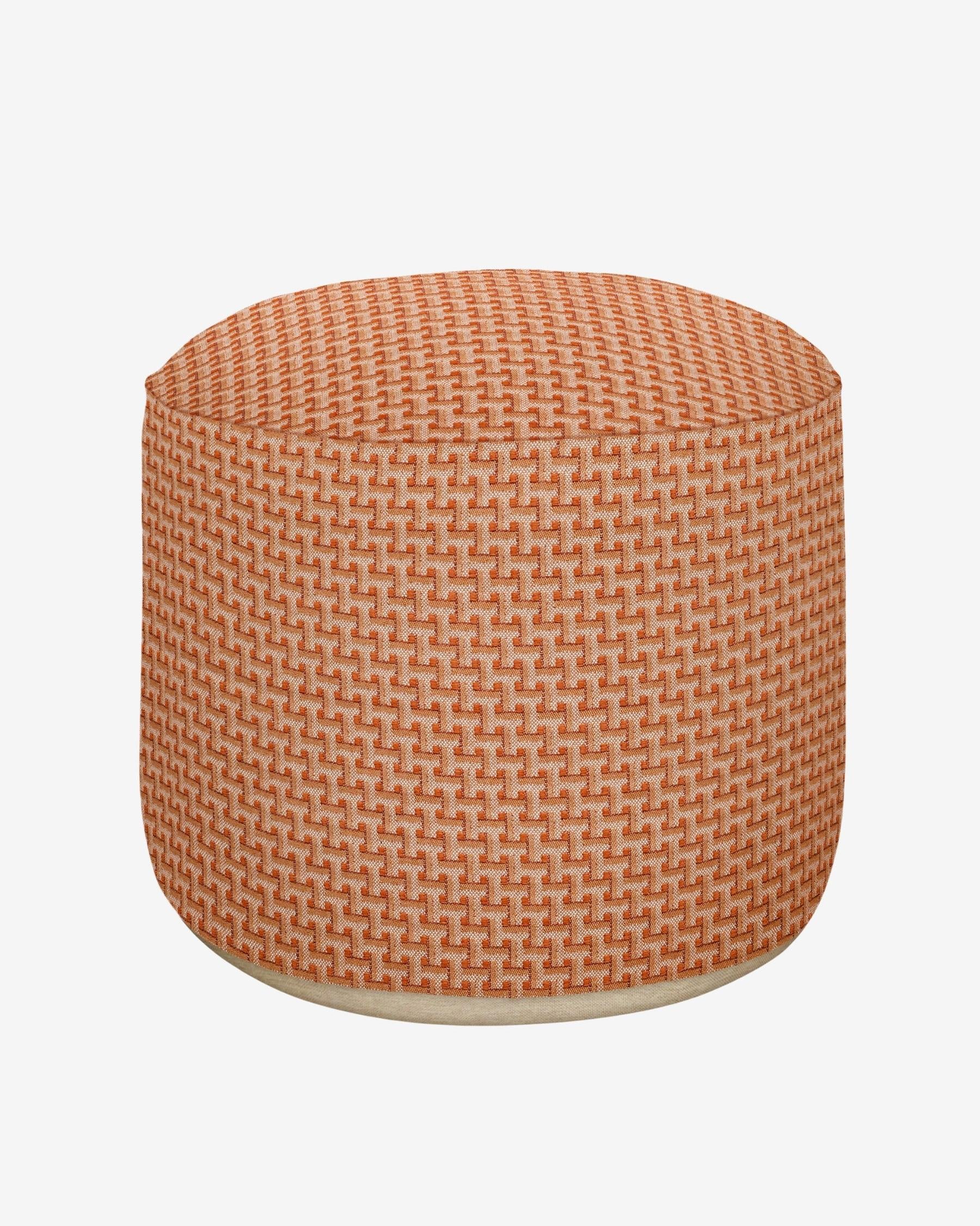 All-season Pouf Janis Burnt Orange