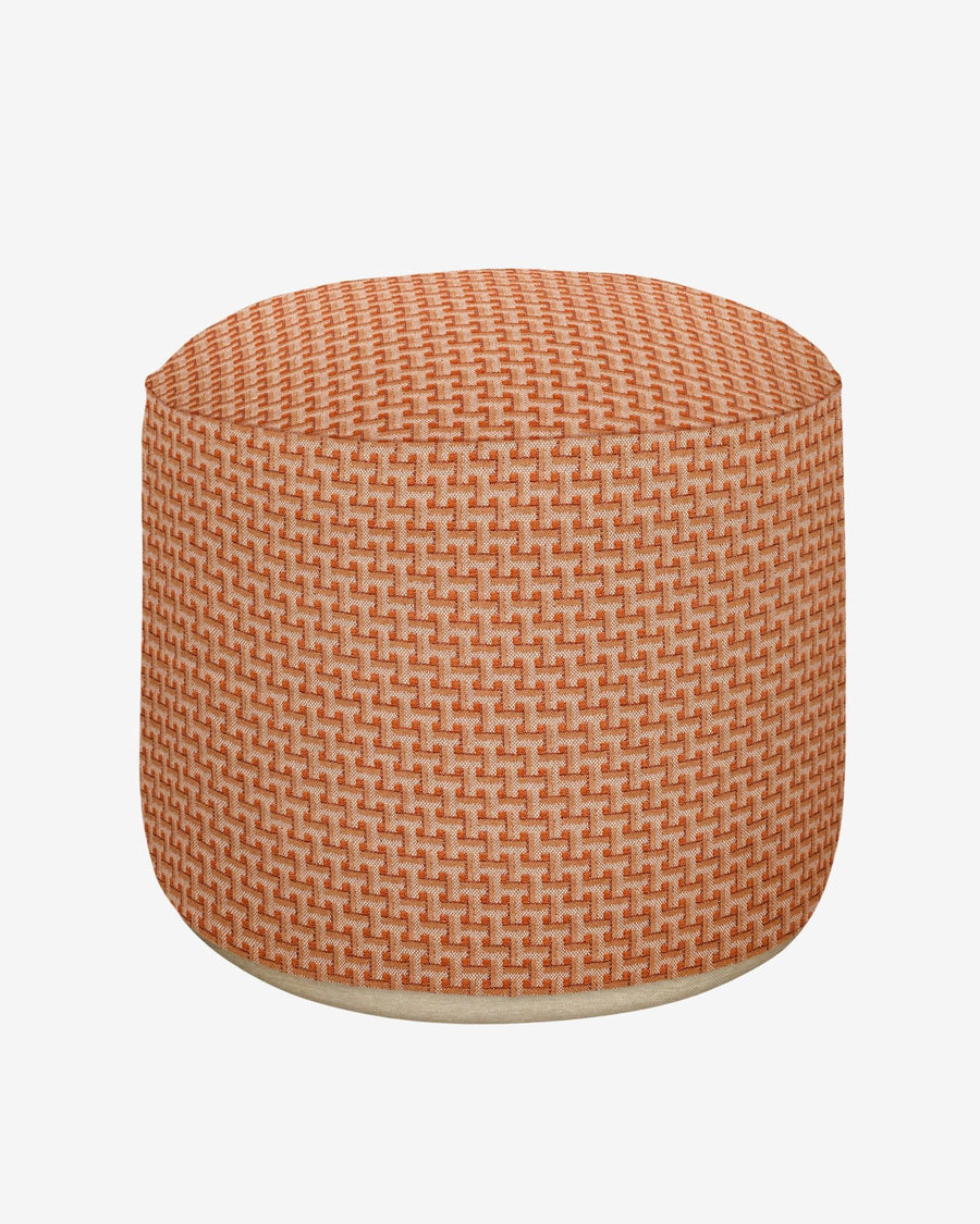 All-season Pouf Janis Burnt Orange