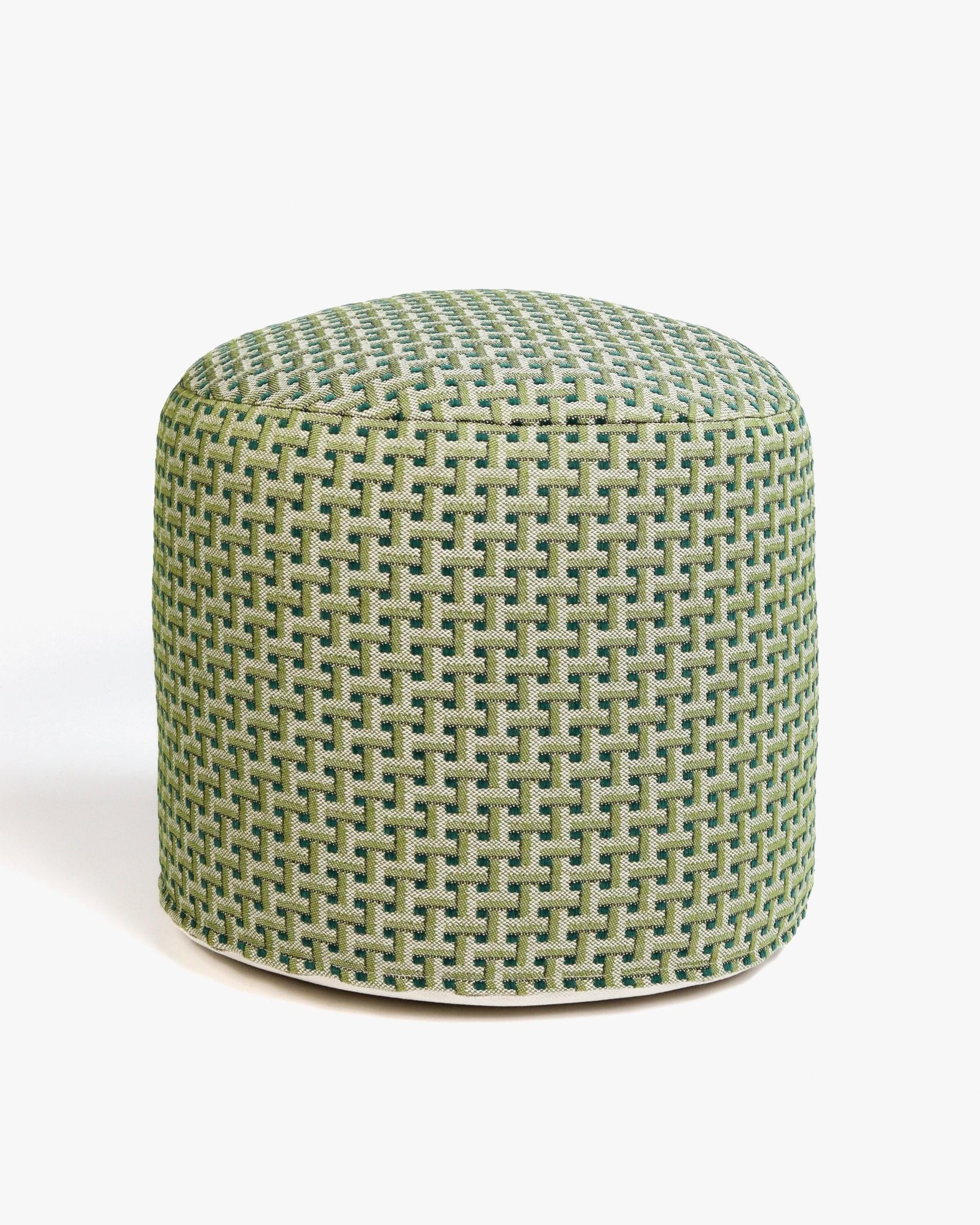 All-season Pouf Janis Moss & Olive