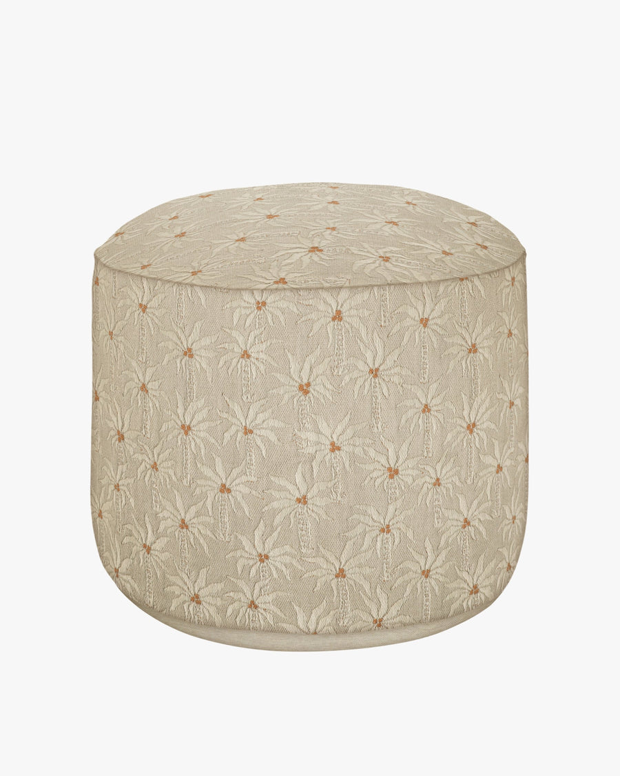 All-season pouf Laura Sand & Ecru
