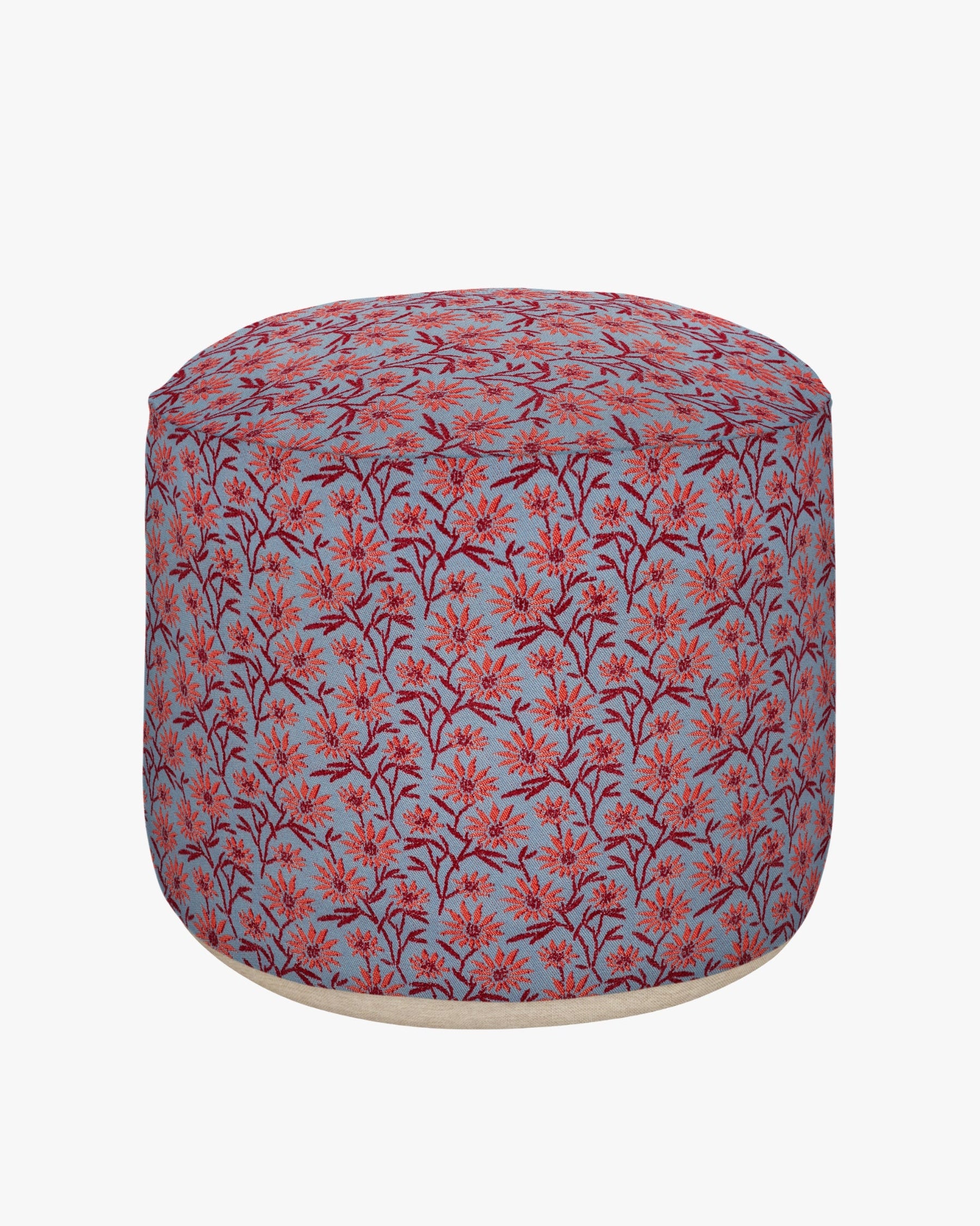 All-season Pouf Mako Ice & Red