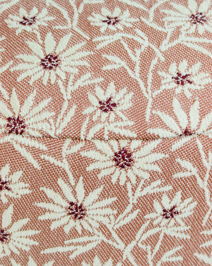 All-season pouf Mako Rose & Ecru