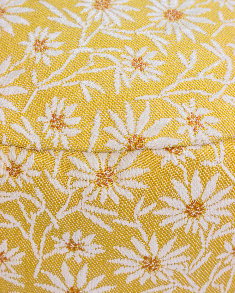 All-season pouf Mako Sunflower & Ecru