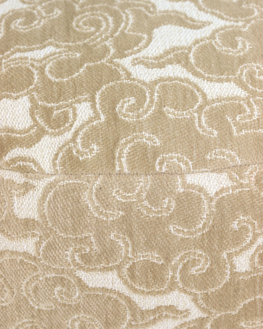 Sitzpouf Yin Sand & Ecru
