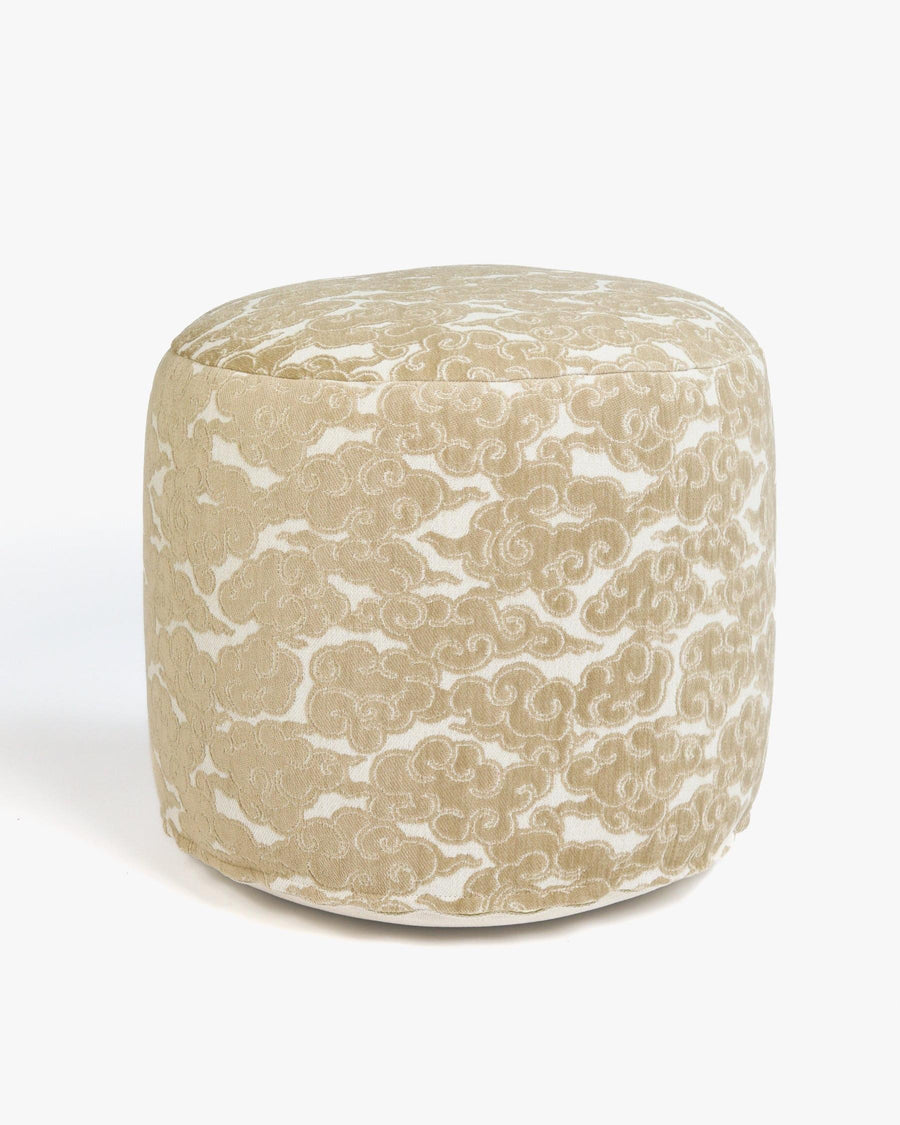 All-season pouf Yin Sand & Ecru