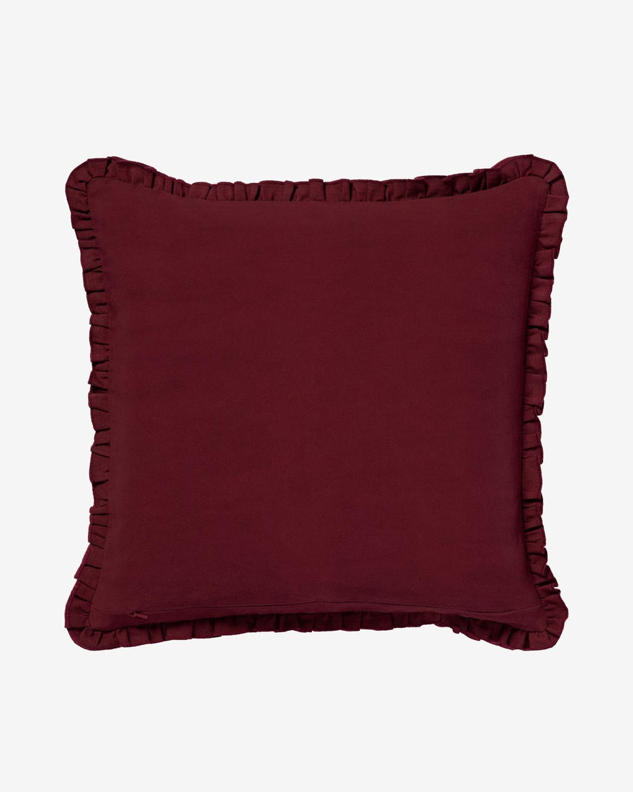 Kussen Carry Bordeaux & Karamel