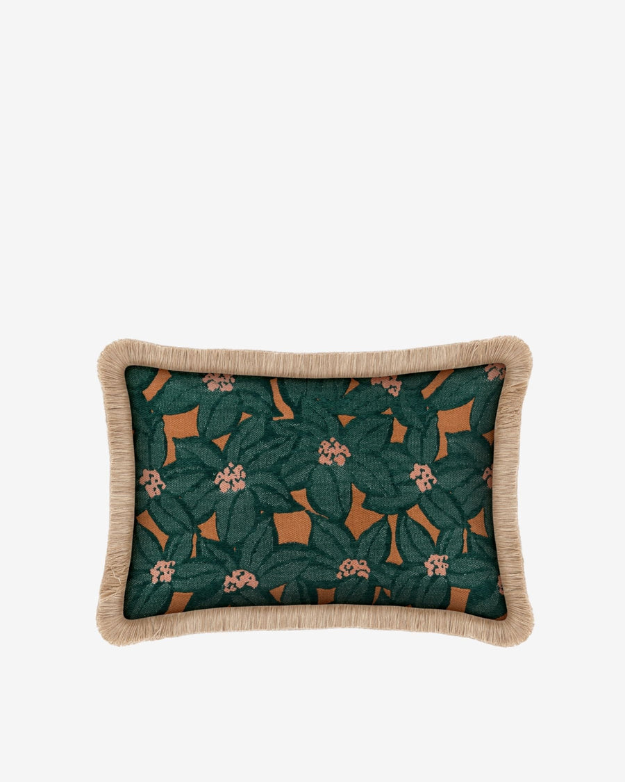 Cushion Michelle Orange & Emerald