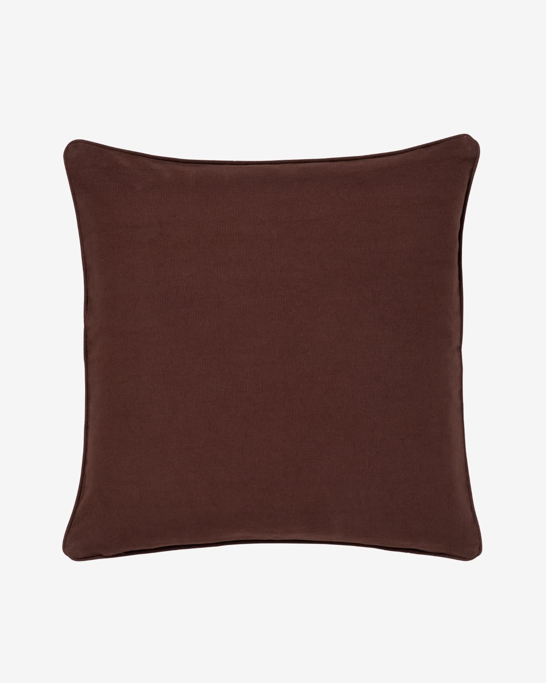 Cushion Rumi Chocolate & Pink