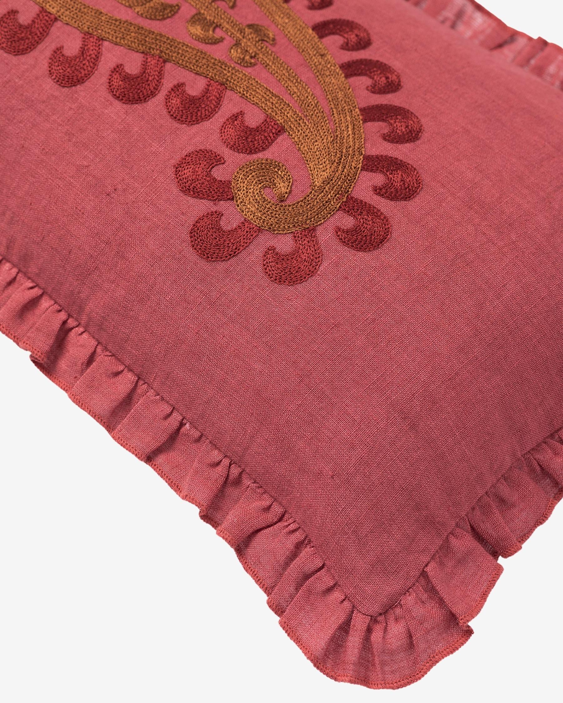 Cushion Siena Pink & Rust