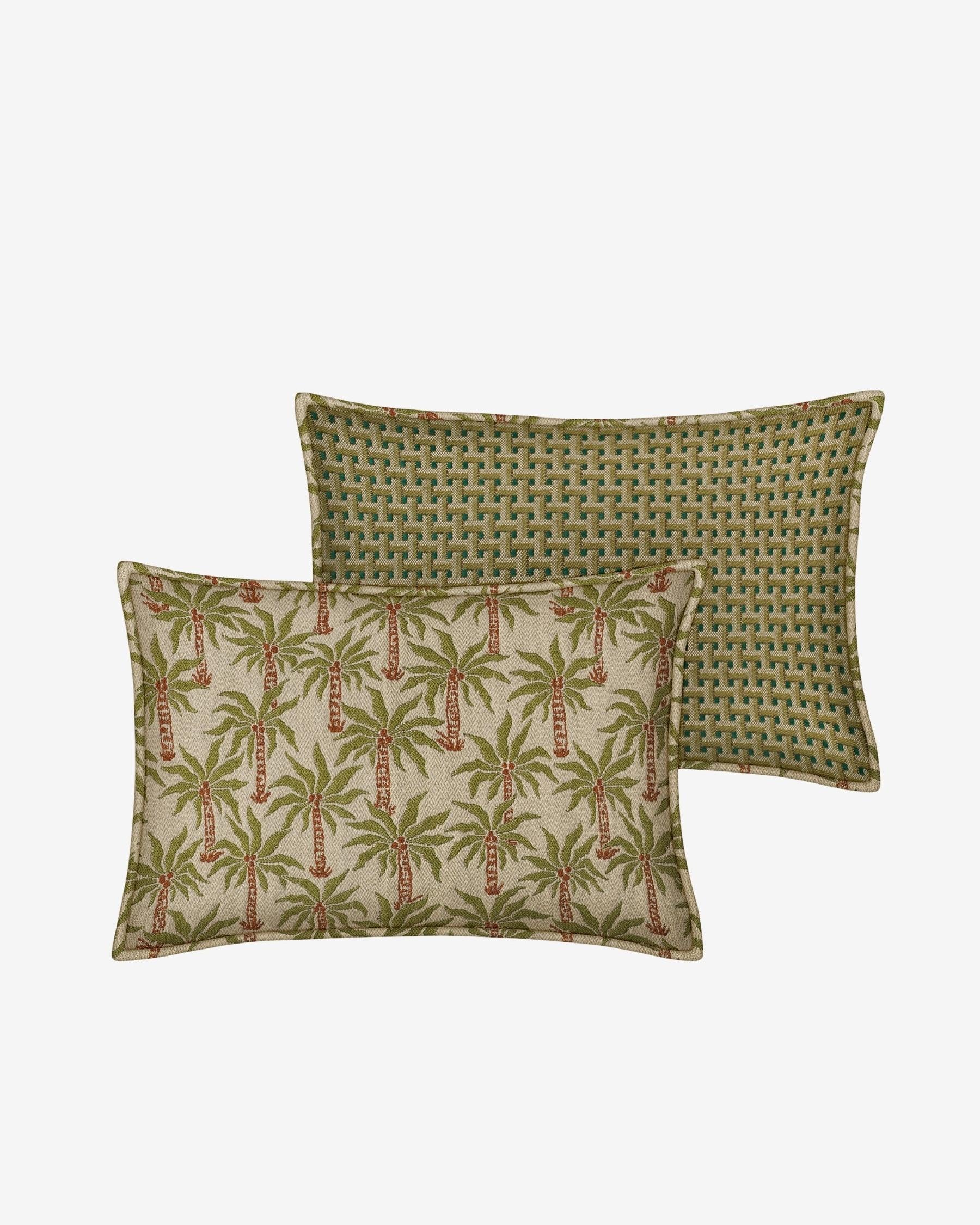 Double sided cushion Laura Olive & Spice x Janis Moss & Olive