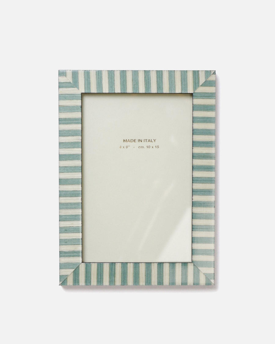 Hand-Inlaid Wooden Frame Alba | Powder Blue | Small