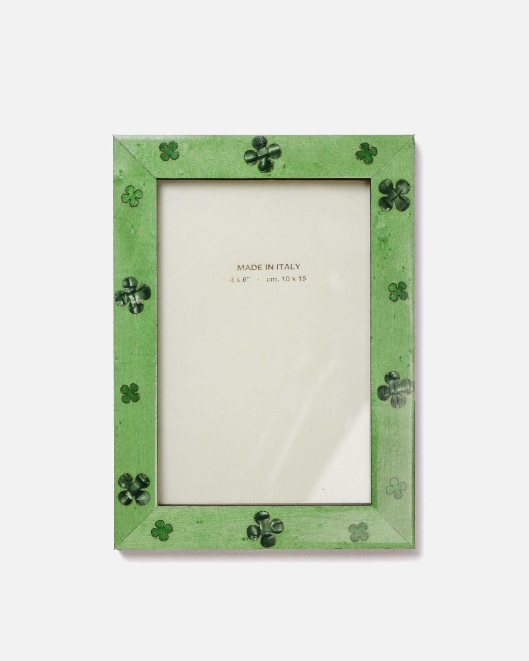 Hand-Inlaid Wooden Frame Daria | Sage | Small