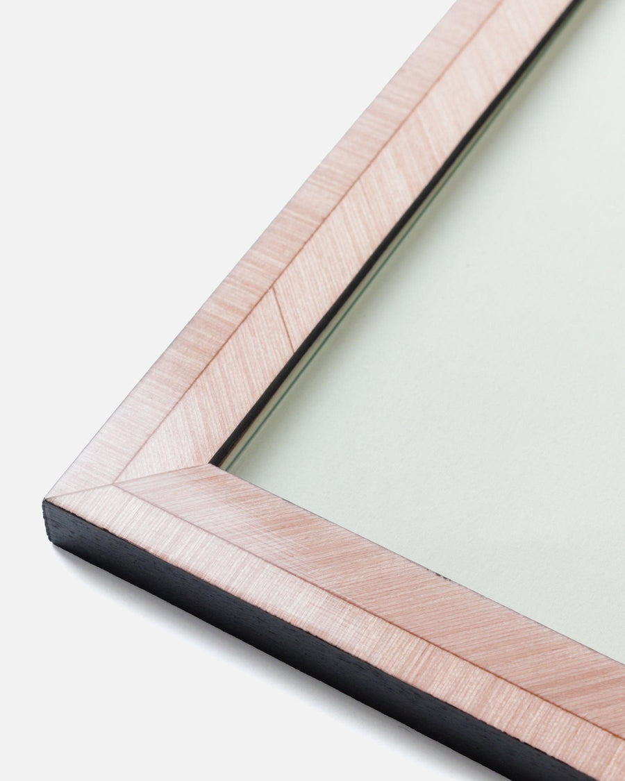 Hand-Inlaid Wooden Frame Gia | Pale Pink | Medium