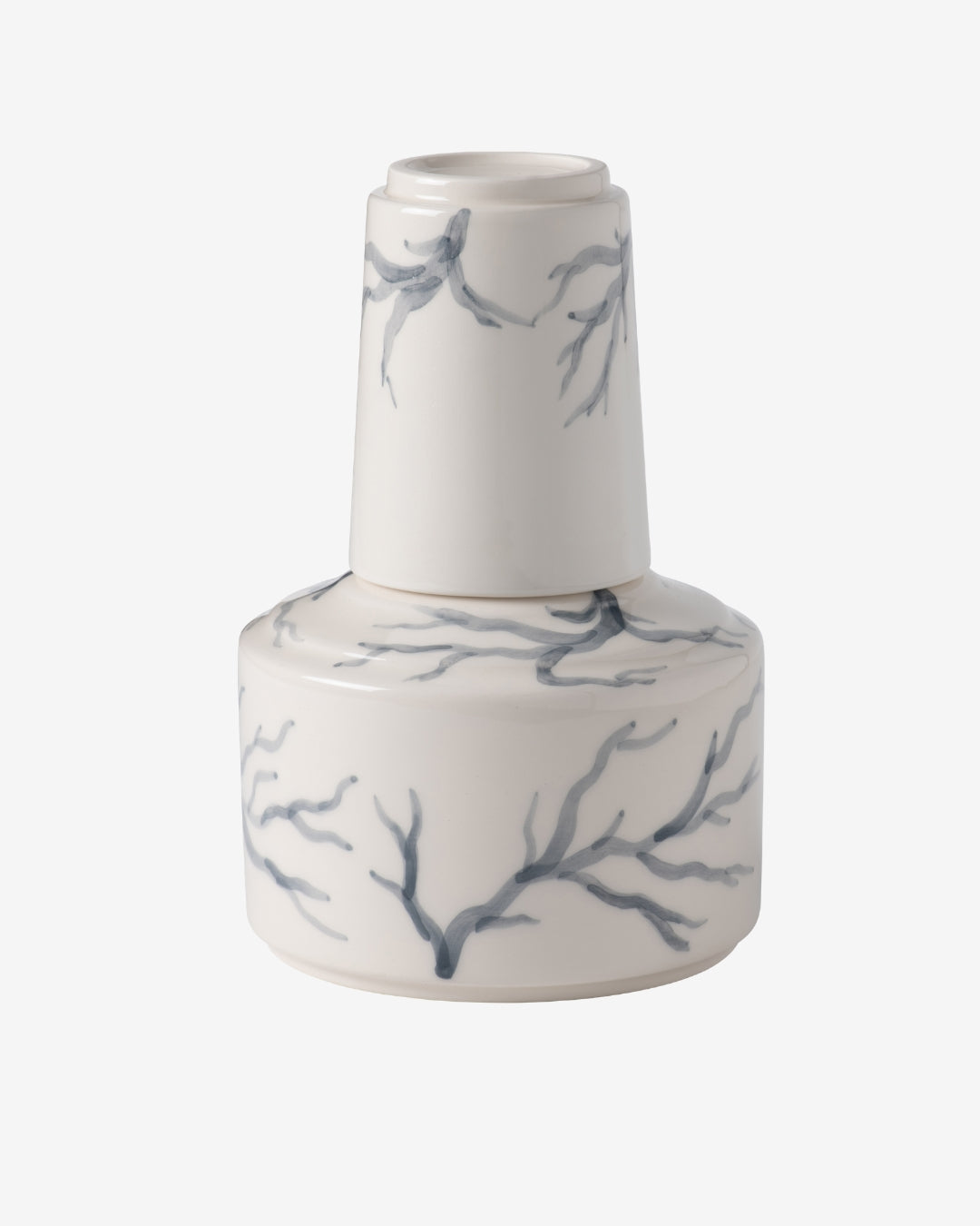 Handpainted Carafe + Cup Atlantic Soft Blue