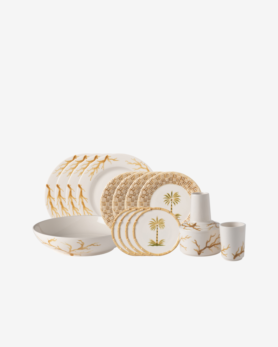 Handpainted Ceramics Set Comporta | Ochre