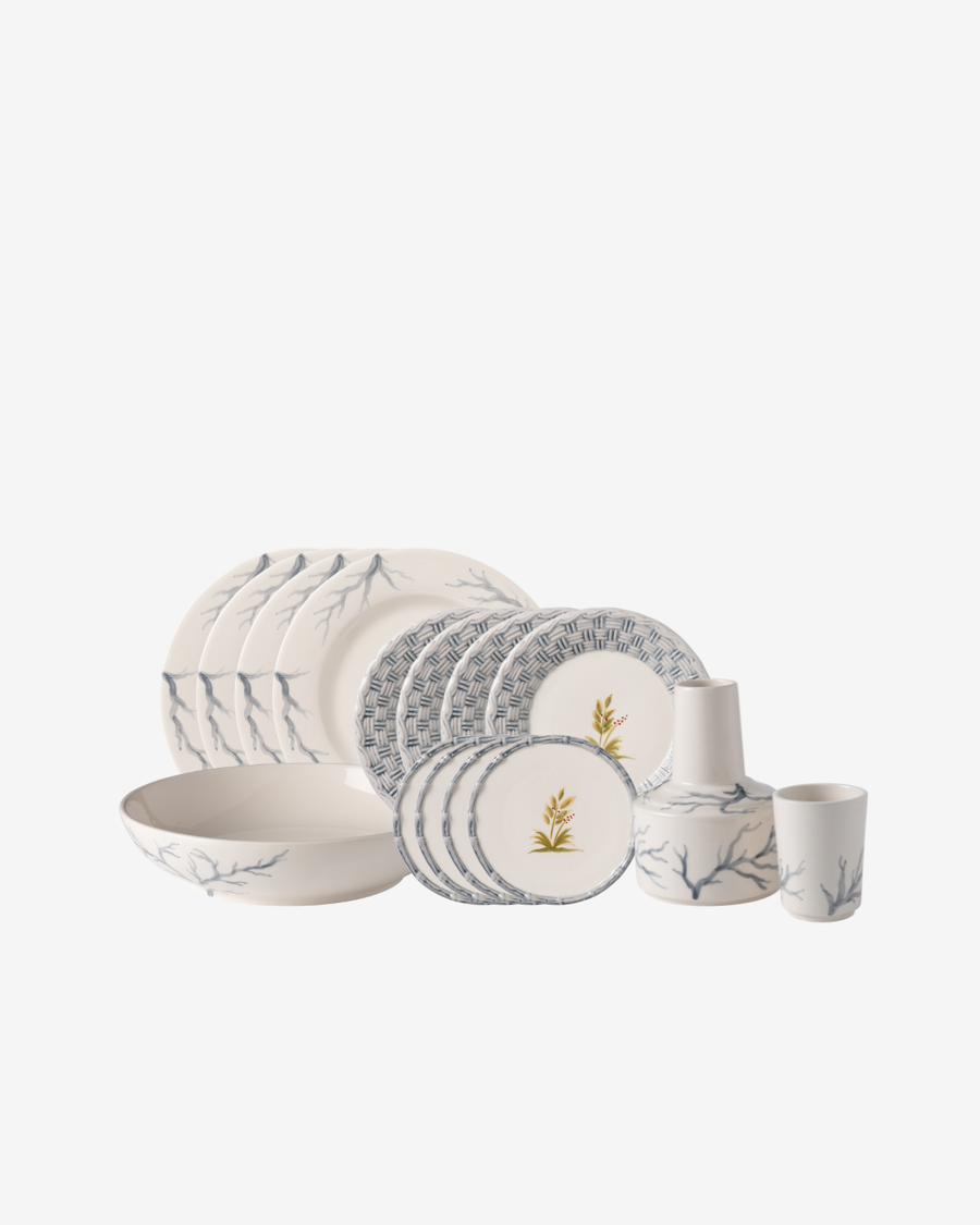 Handpainted Ceramics Set Comporta | Soft Blue