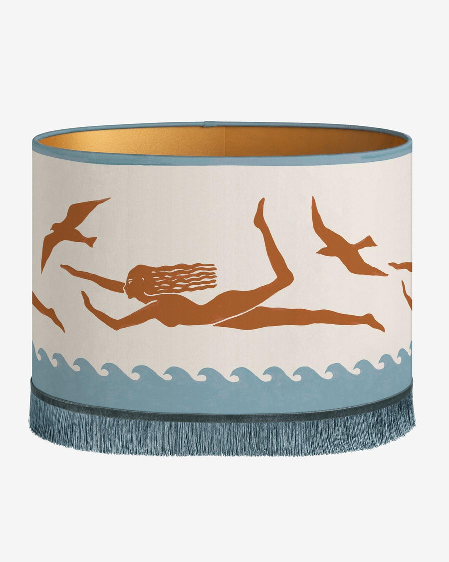 Palais x Hôtel Magique Lampshade Thalassa Smokey Blue & Spice