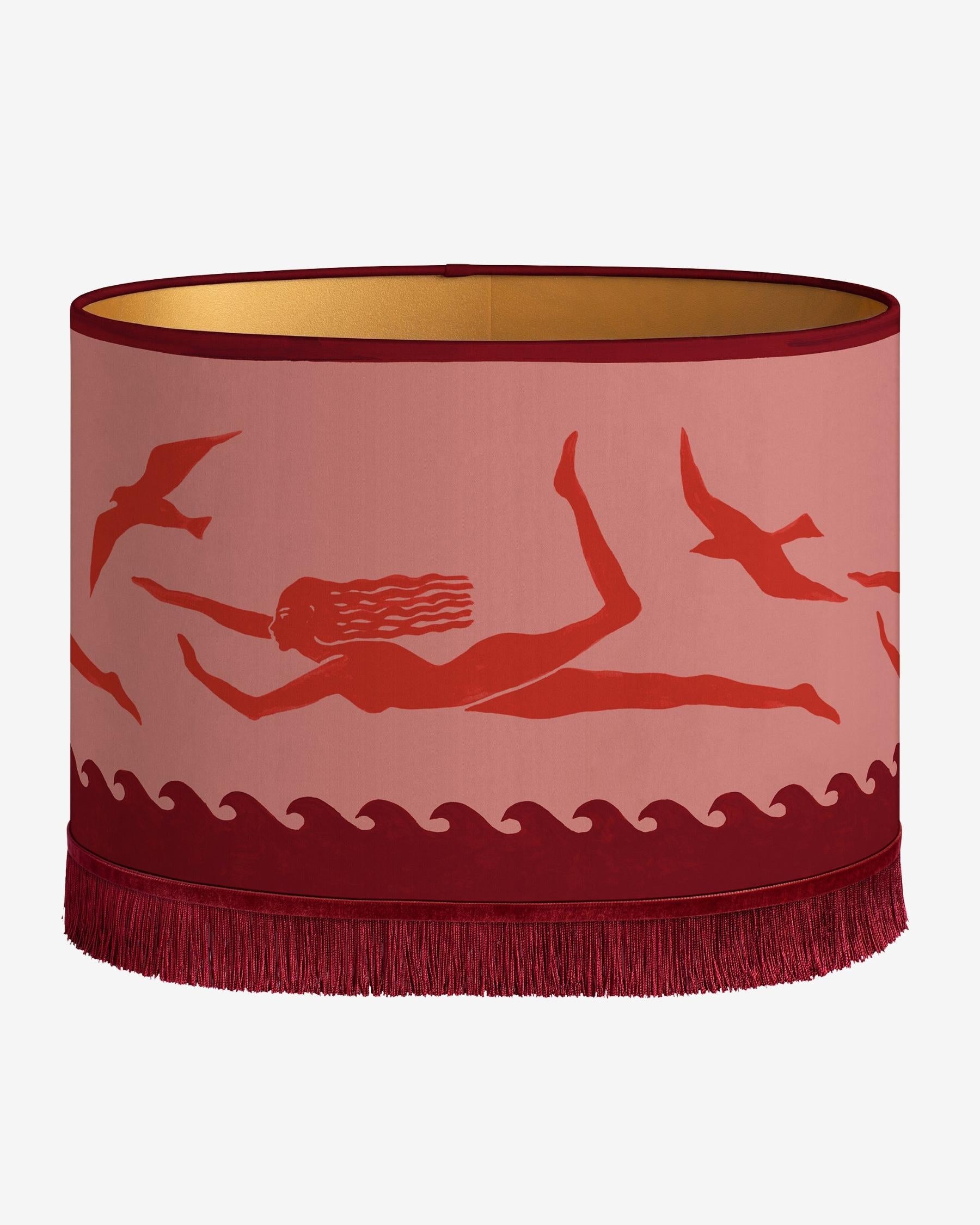 Palais x Hôtel Magique Lampshade Thalassa Burgundy & Blush