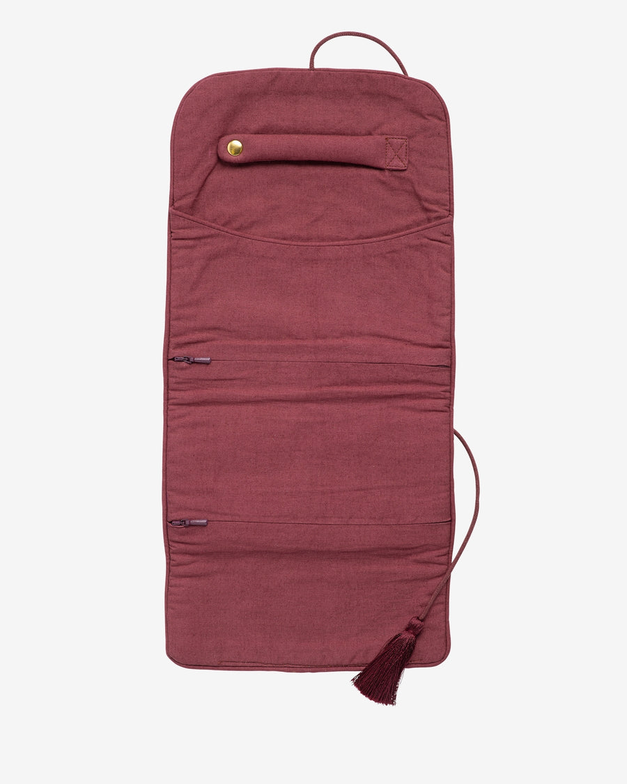 Schmucktäschchen Audrey Burgundy & Fern