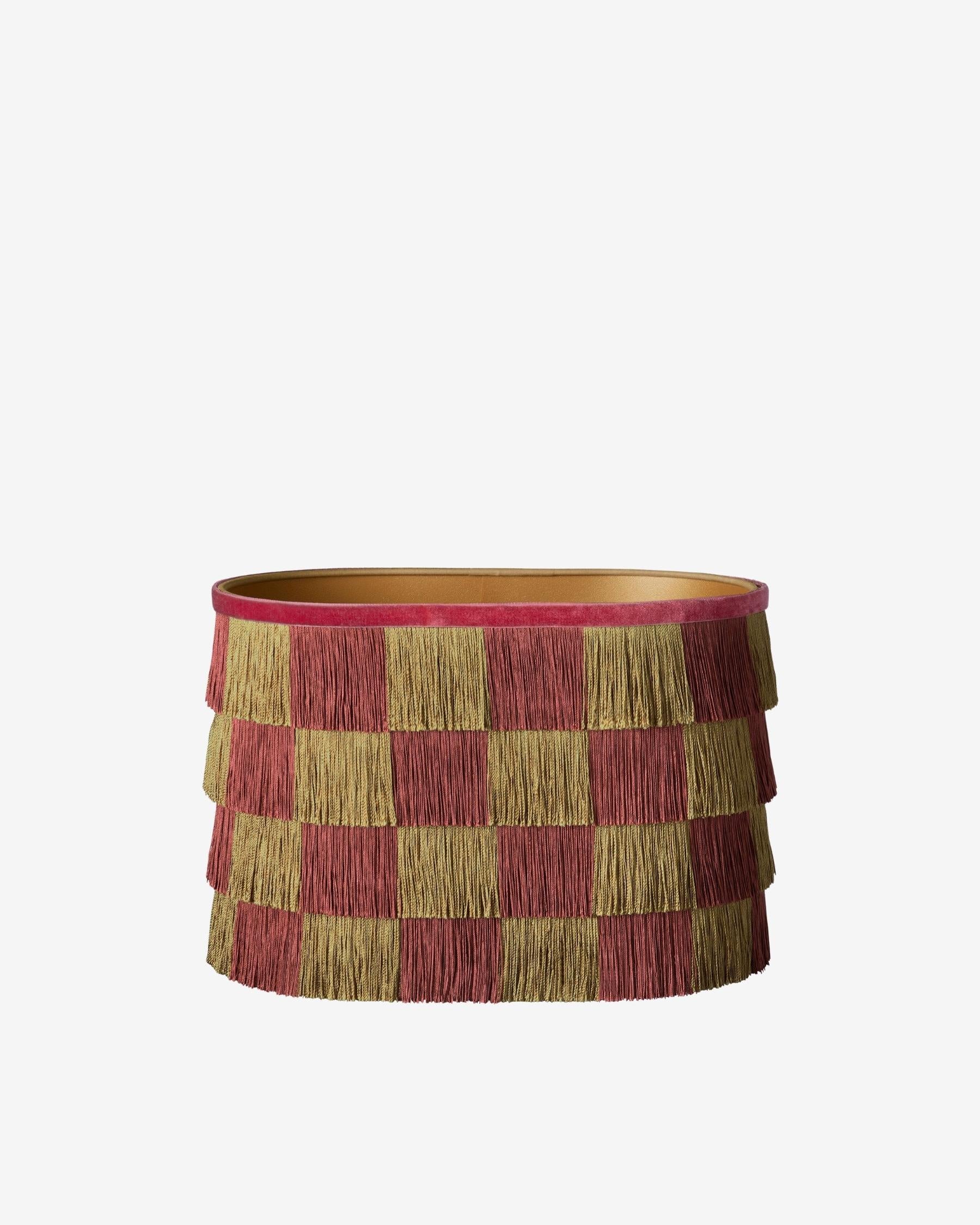 Lampshade Giselle Olive & Rosewood