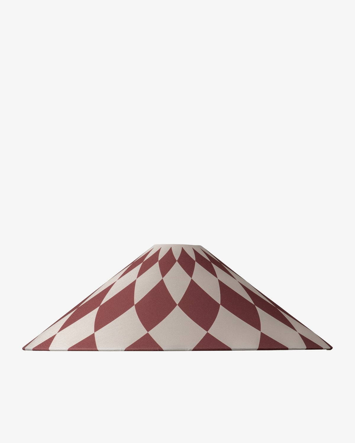 Lampenkap Colette | Burgundy & Ecru