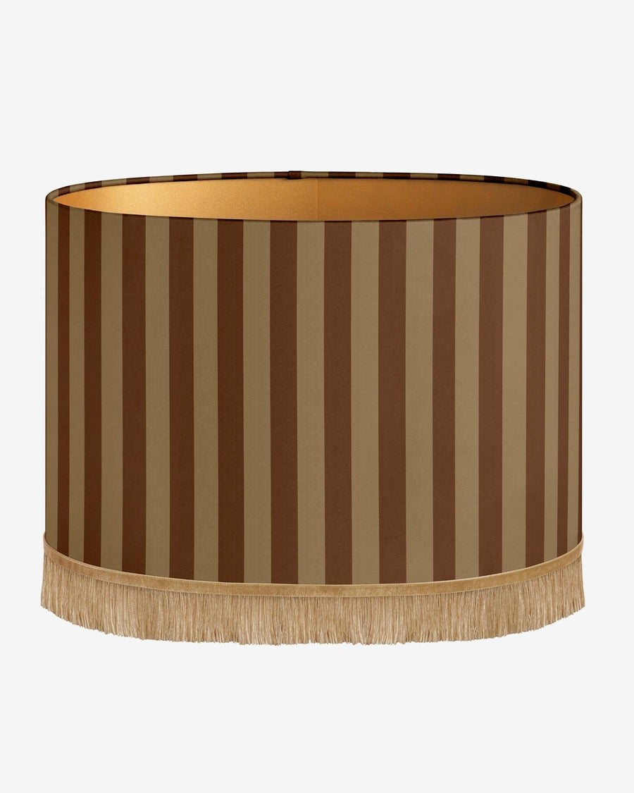 Lampshade Jackie Chocolate & Raffia
