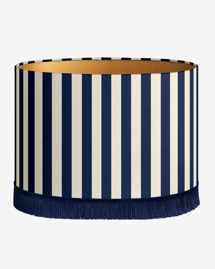 Lampshade Jackie Navy & Ecru