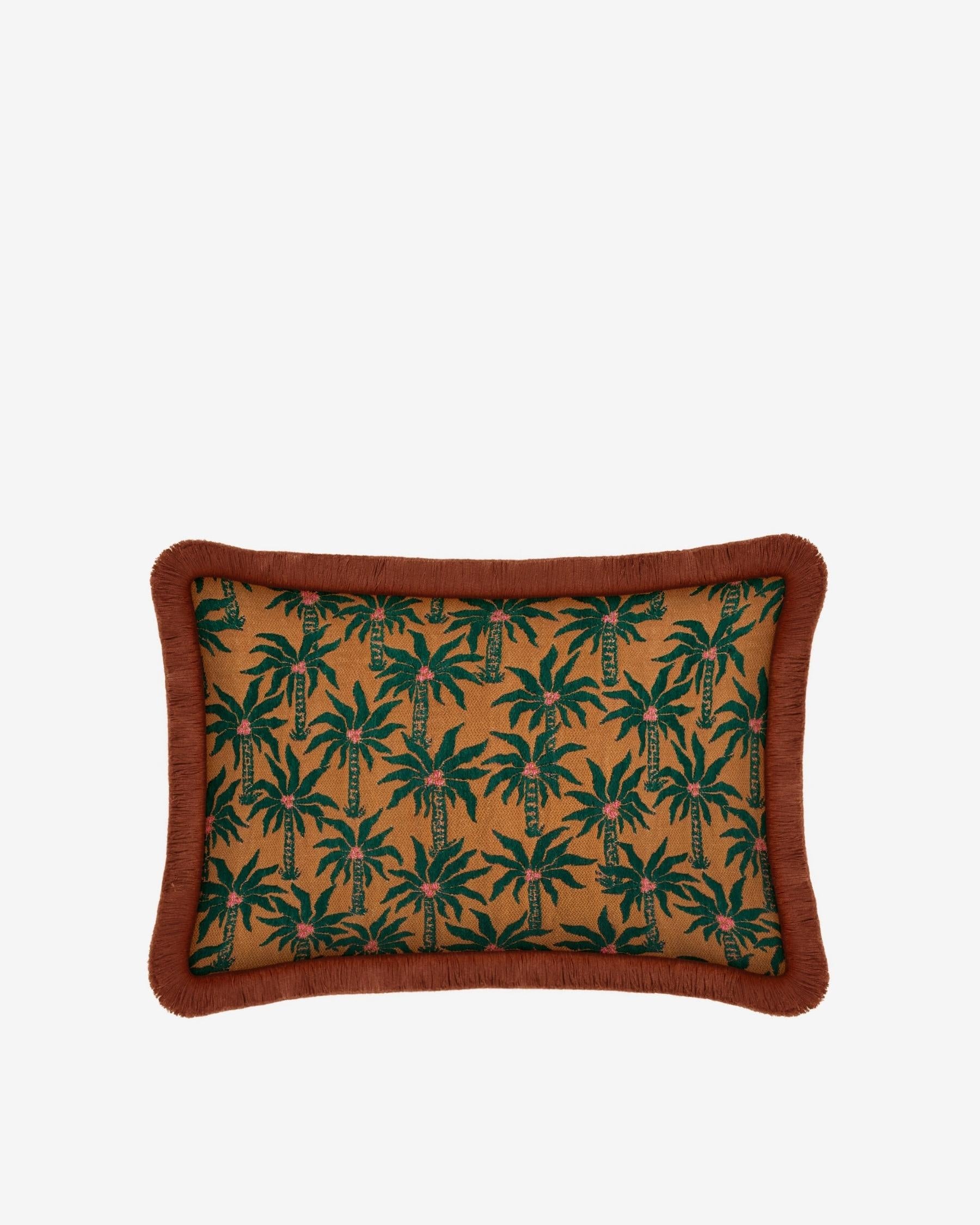 Cushion Laura Moss & Caramel