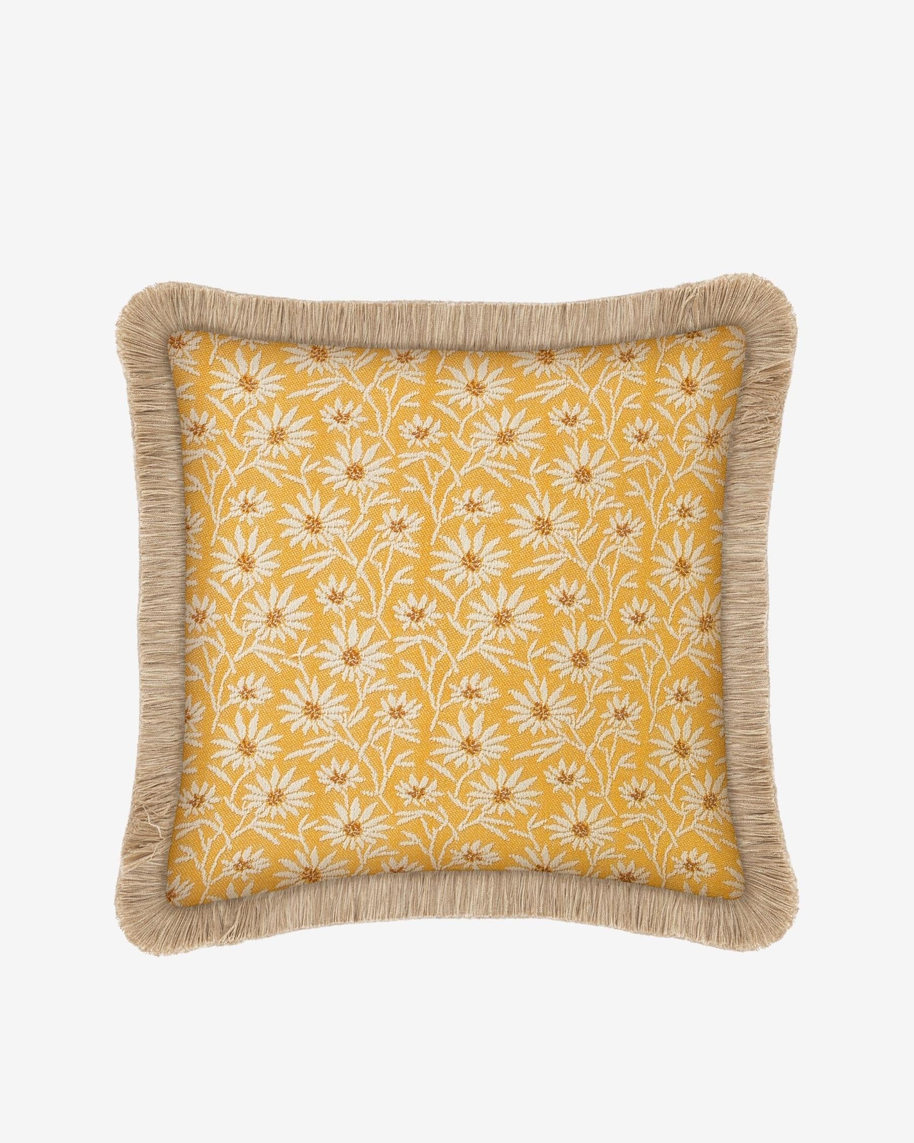 Cushion Mako Sunflower & Ecru